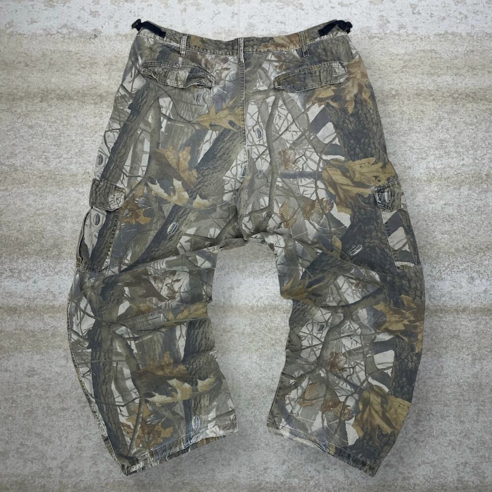 Vintage 90s Realtree Tactical Pants 40x30 Baggy Wide Leg Camo Cargos Woodland